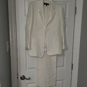 Kasper Cream Women's Pant Suit